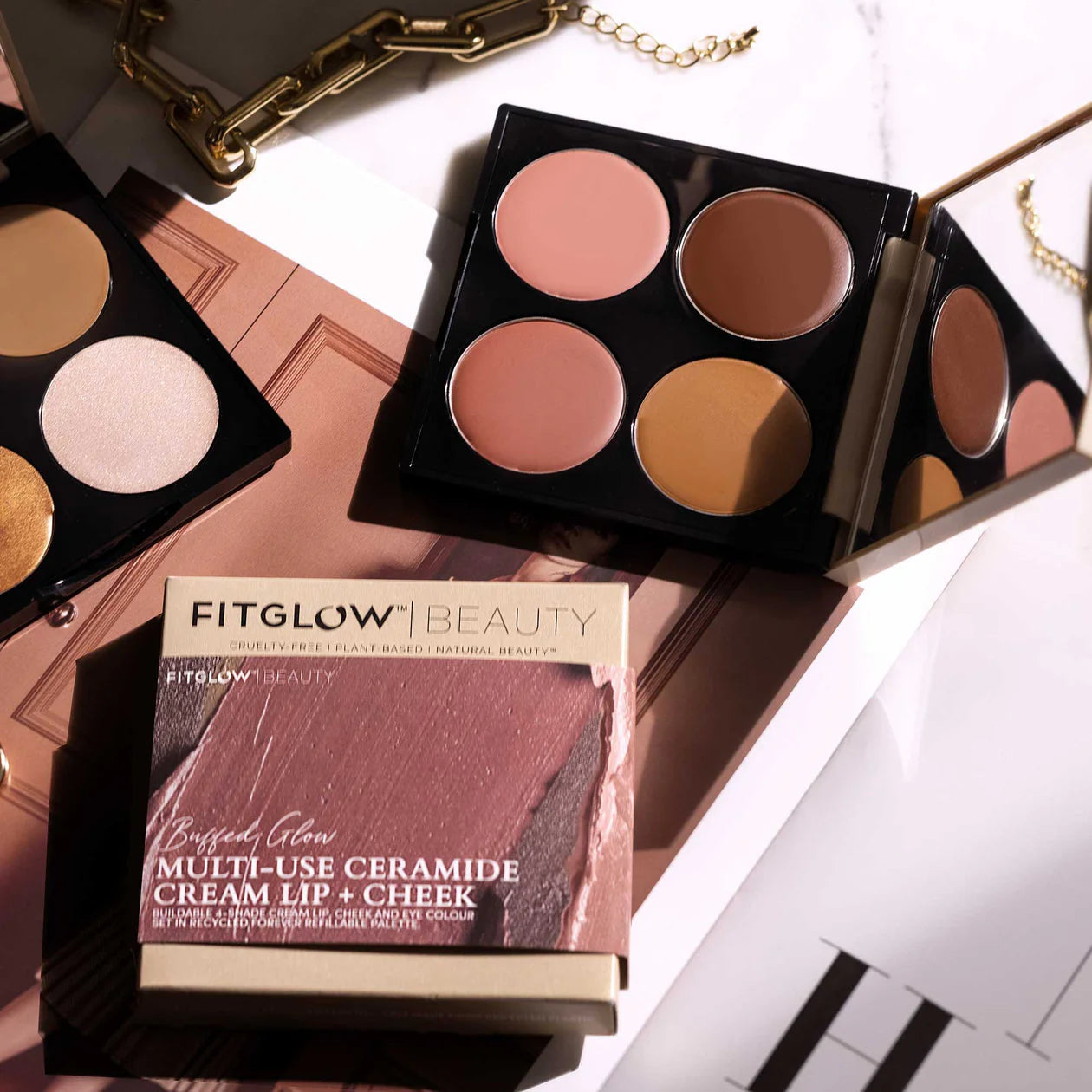 Multi-Use Ceramide Cream Lip + Cheek Palette