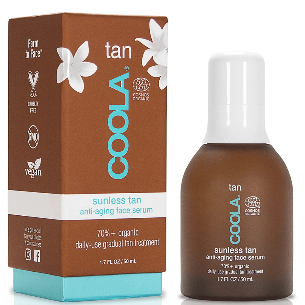 Organic Sunless Tan Anti-Aging Face Serum