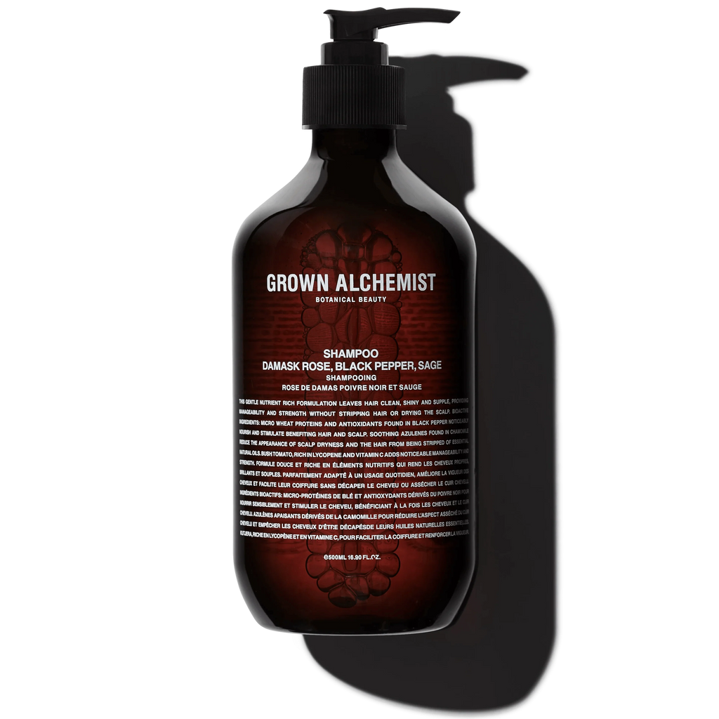 Shampoo: Damsk Rose, Black Pepper, Sage